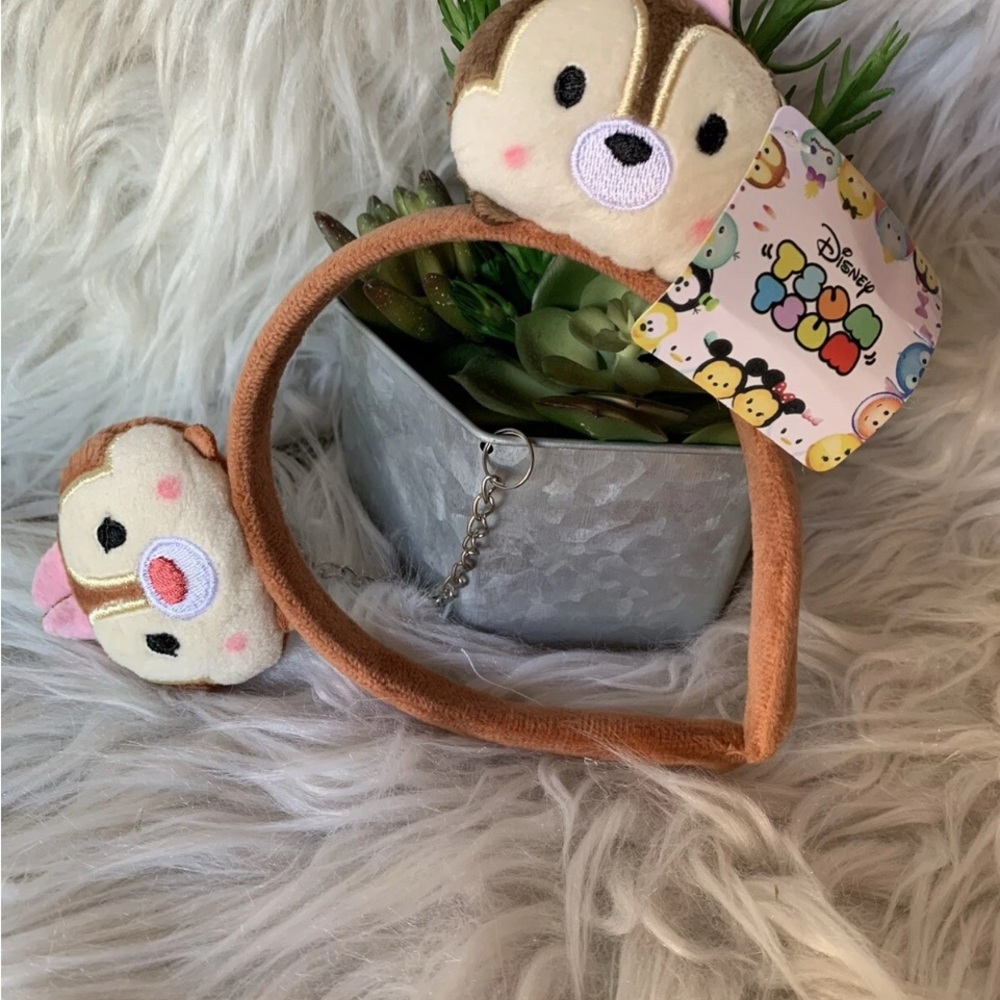 Disney Tsum Tsum Mickey Minnie Mouse Baby Toddler Chip’n Dale Ear Headband